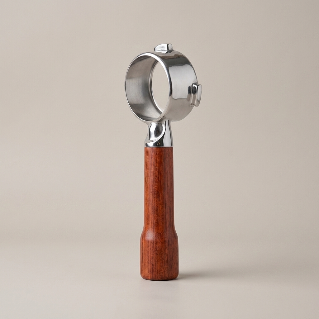 54mm naked portafilter holder (passer til Sage - Breville) - Træ