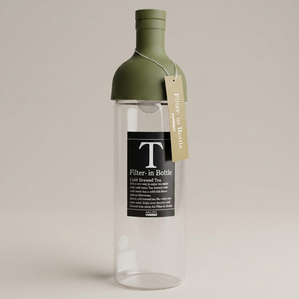 Hario Cold Brew Tea Filter-In Bottle - 750 ml Olive Green