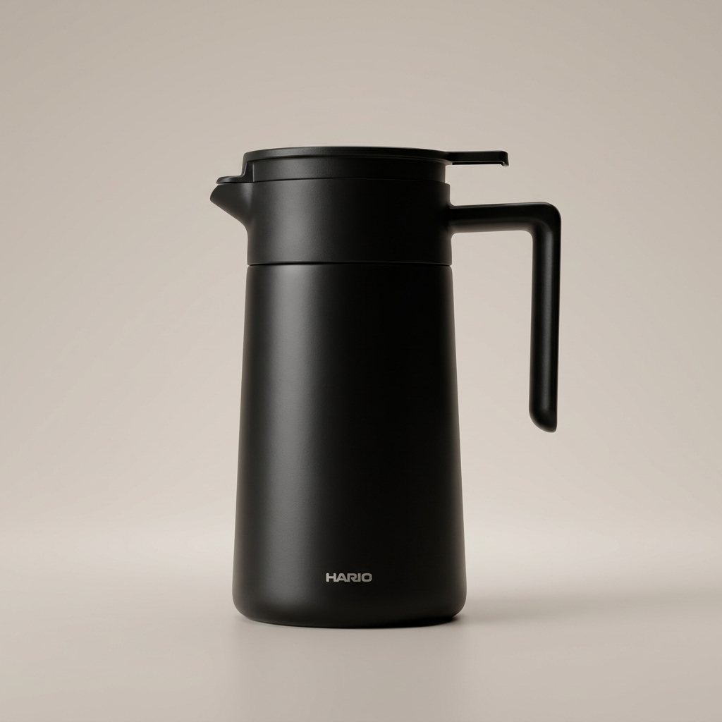Hario V60 Termoserver med keramisk belægning – Sort 600 ml