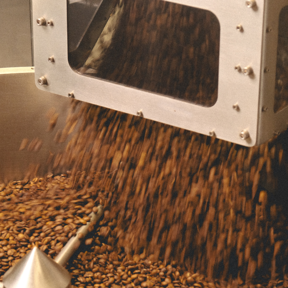 Friskristet special kaffe der forlader risteren