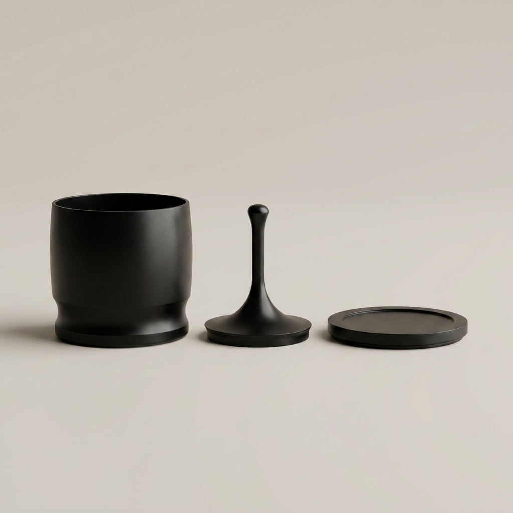 Doseringskop (shaker) 58 mm – sort