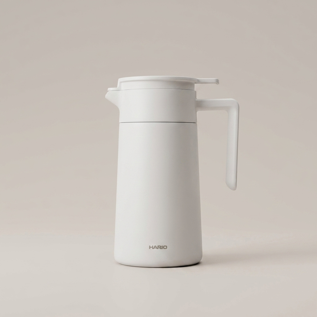 Hario V60 Termoserver med keramisk belægning – Hvid 600 ml