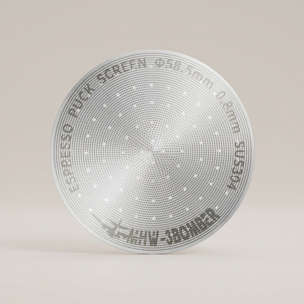 MHW-3BOMBER Puck Screen – 58,5 mm rustfrit stål
