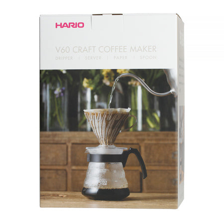 Hario V60 Craft Coffee Maker - dripper + server + filtre
